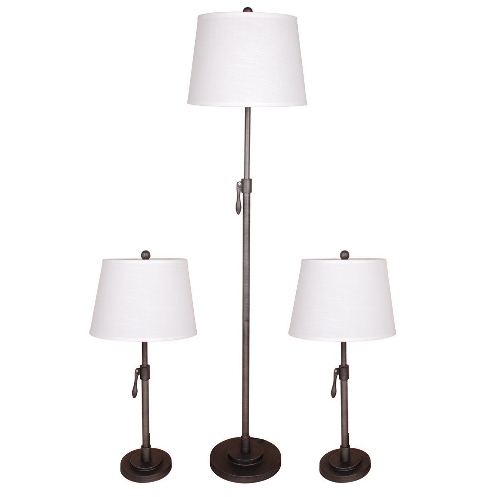 NormandeLighting 3 Piece Table and Floor Lamp Set & Reviews Wayfair